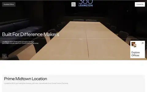360 Lexington Aveをスクロールしたときのフレーム1