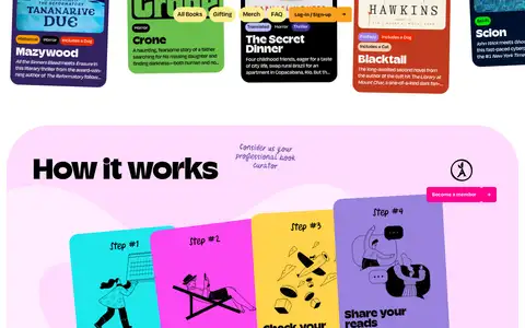 Aardvark Book Clubをスクロールしたときのフレーム6