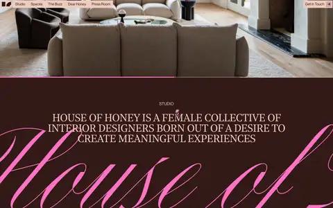 House of Honeyをスクロールしたときのフレーム3
