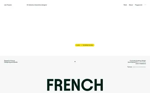 Léo Parpeix — Portfolio 2026をスクロールしたときのフレーム4