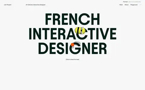 Léo Parpeix — Portfolio 2026をスクロールしたときのフレーム6