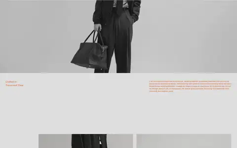 MAISON TAKUYA ONLINE STOREをスクロールしたときのフレーム1