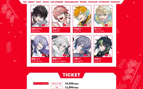 MECHATU-A 1st LIVE “Over Drive!”をスクロールしたときのフレーム5