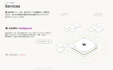 XAION DATAをスクロールしたときのフレーム6