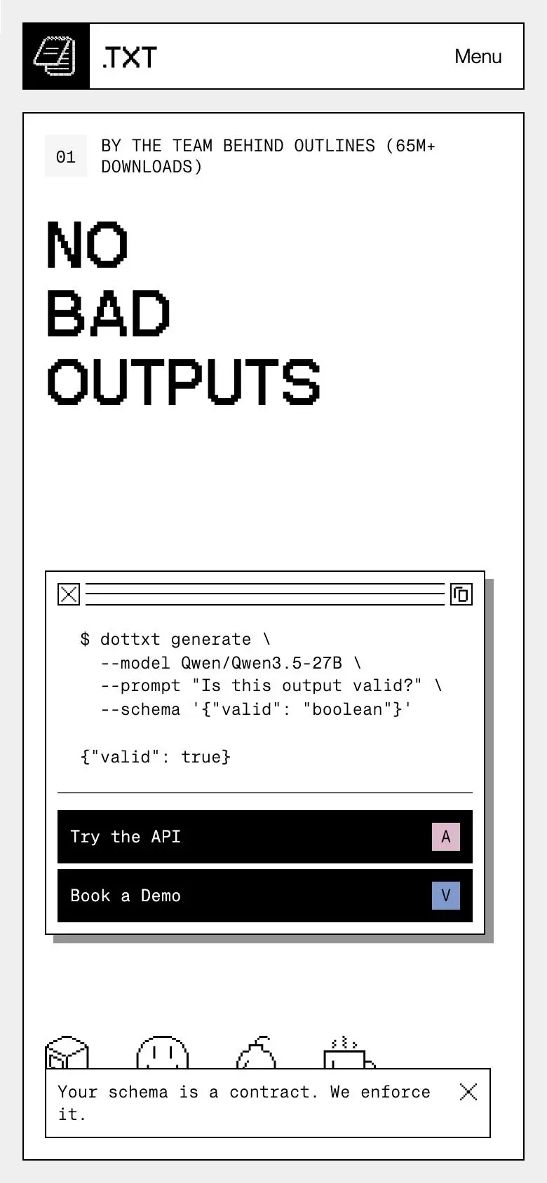 .txt (dottxt)のスマホ版ファーストビュー