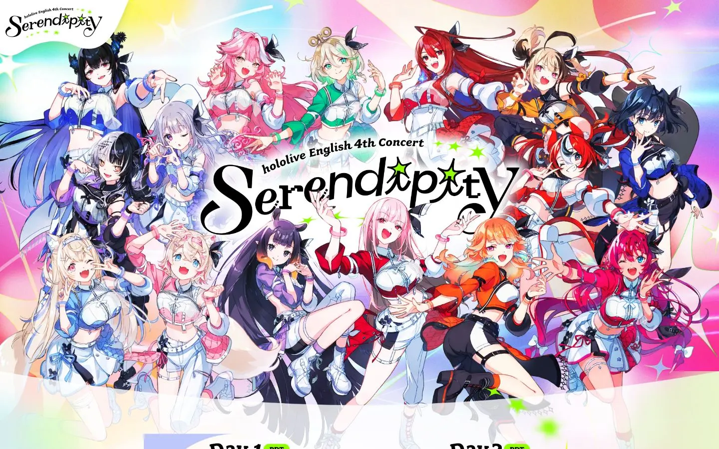 hololive English 4th Concert -Serendipity-のファーストビュー