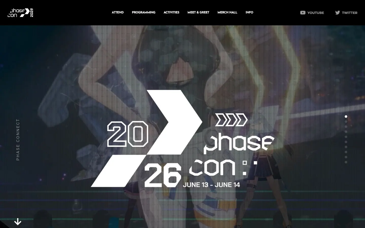 Phase Con 2026 - A Phase Connect Conventionのファーストビュー