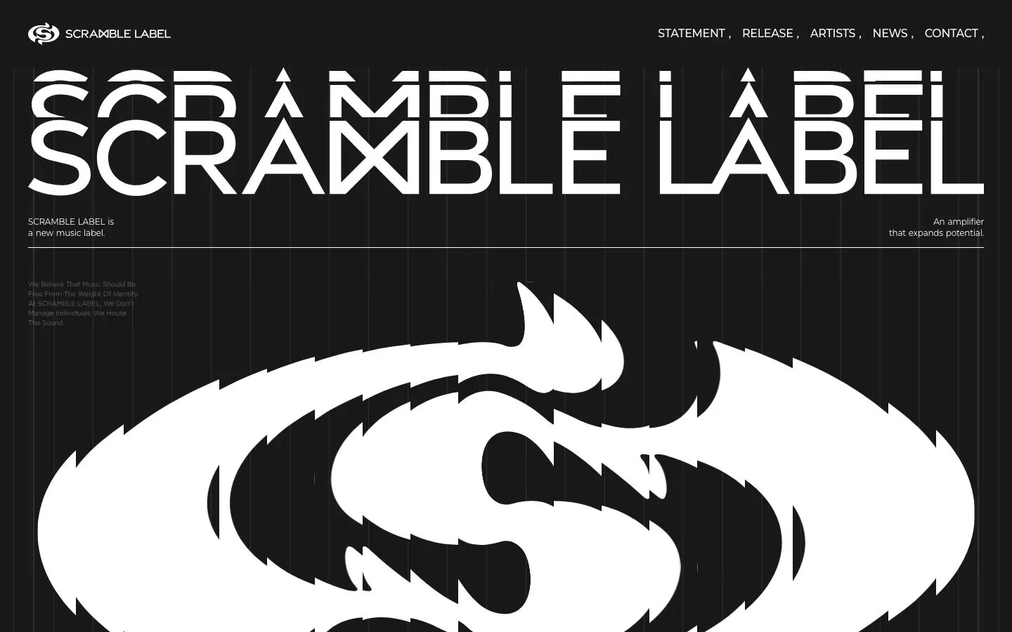 SCRAMBLE LABELのファーストビュー