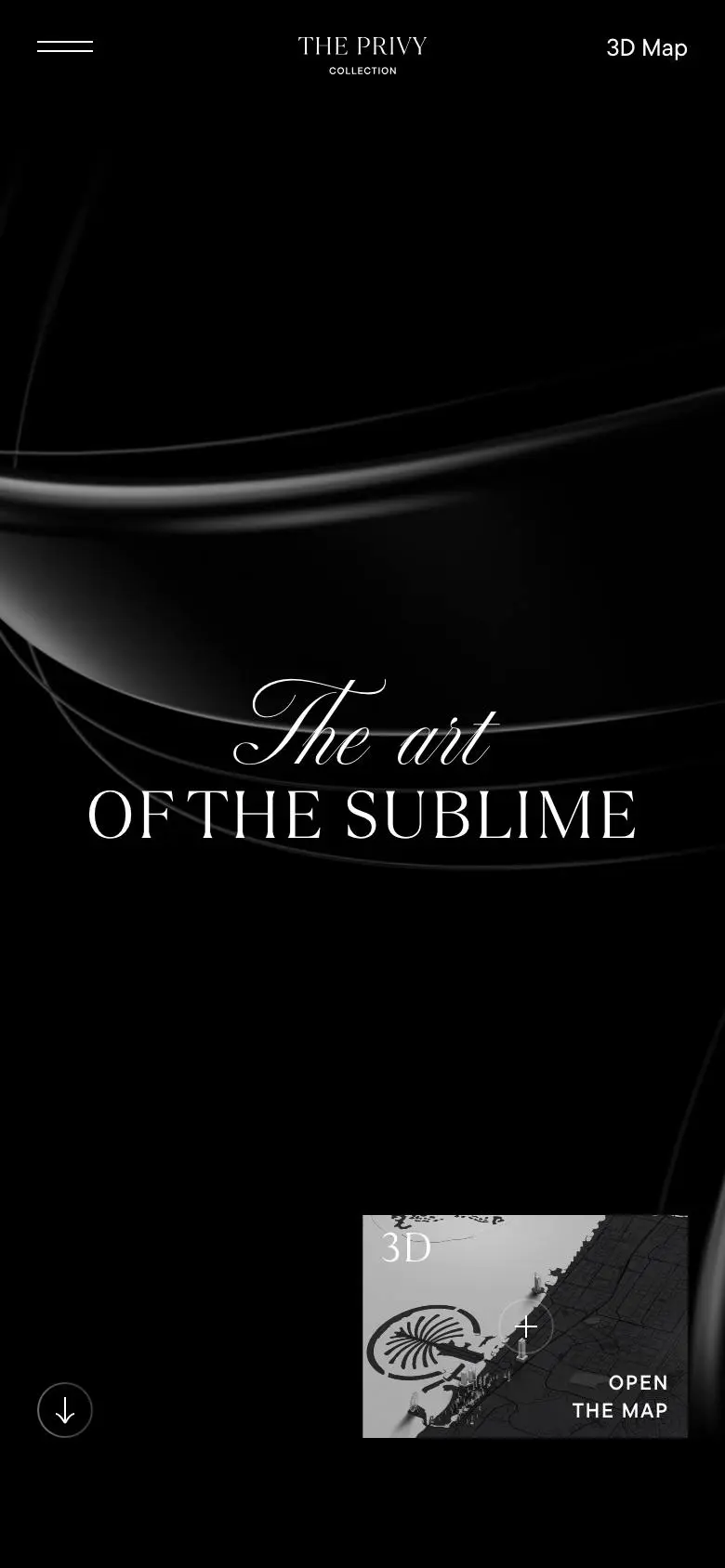 Sobha Privy Collectionのスマホ版ファーストビュー